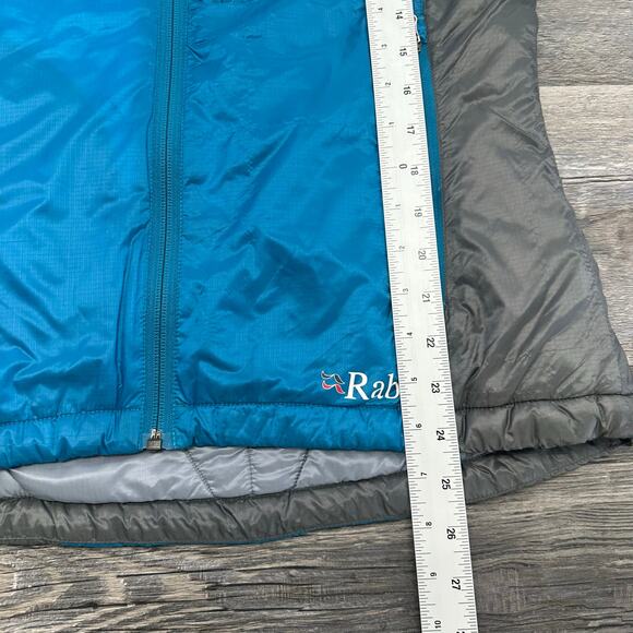 Rab Generator Blue Gray Womens S Full Zip Pertex Quantum Lined Quilted Gorpcore - Picture 7 of 11